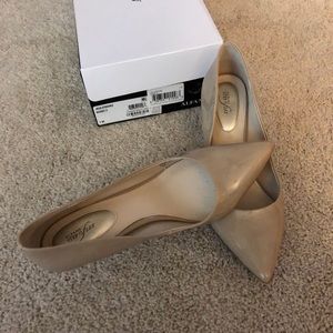Heels Khaki Patent